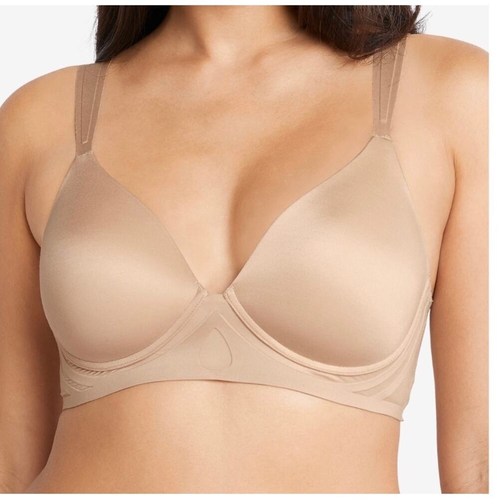Brand New Bali Women's Size XL Comfort Tan/Beige Ultimate Support Bra